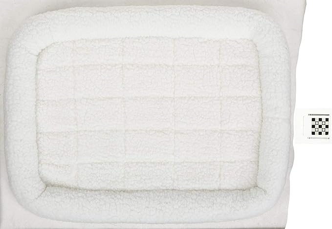MidWest Homes for Pets QuietTime Dog Bed – White Fleece Bolster, Ultra-Soft and - Image 6