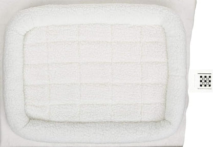MidWest Homes for Pets QuietTime Dog Bed – White Fleece Bolster, Ultra-Soft and - Image 6