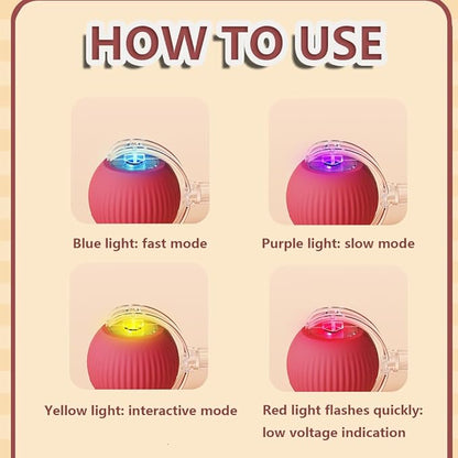 Interactive Cat Toys for Indoor Cats, Agility Move Cat Balls, Motion Activated - Image 3