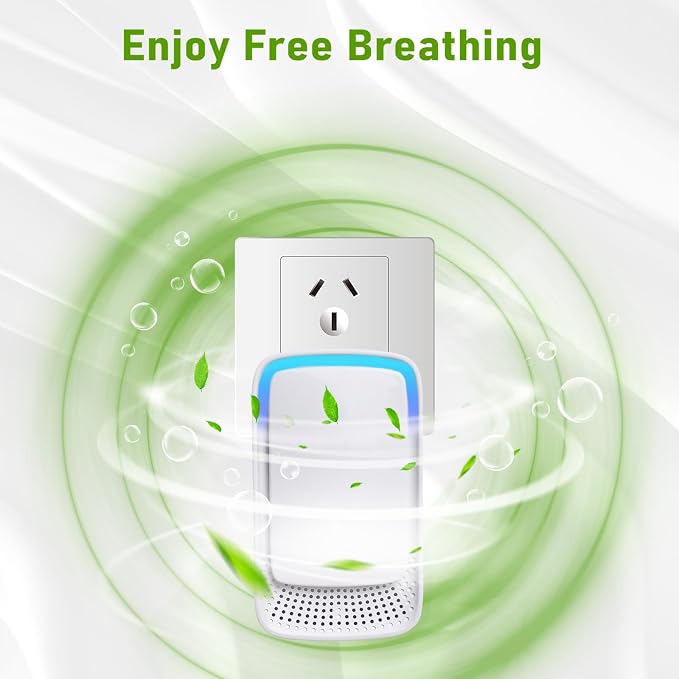 2026 New 6 Pack Plug In Air Ionizers-Negative Ion Air Purifier - Image 7