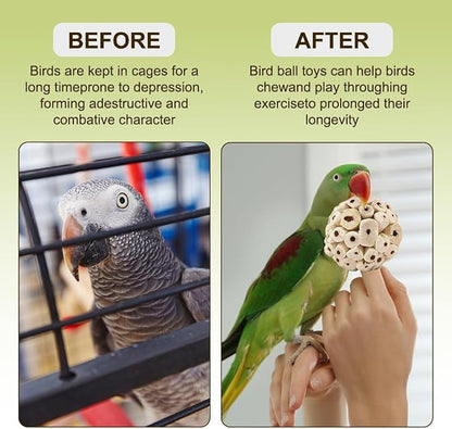 7Pcs Bird Toy Large Chewing Balls - Image 5