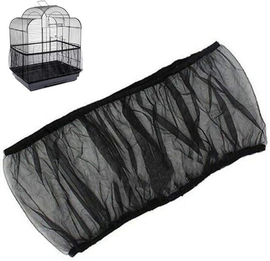 Universal Bird Cage Seed Catcher, Seed Catcher Guard Net Cover, Parrot Nylon by BSBMIEQM