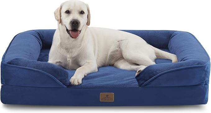 Bedfolks Orthopedic Dog Bed XL, Waterproof Dog Sofa Bed by Bedfolks