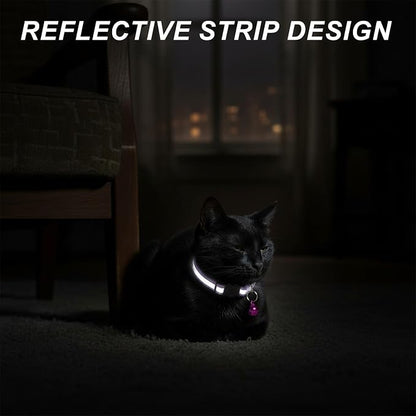 12 Pcs Reflective Breakaway Cat Collars - Image 5