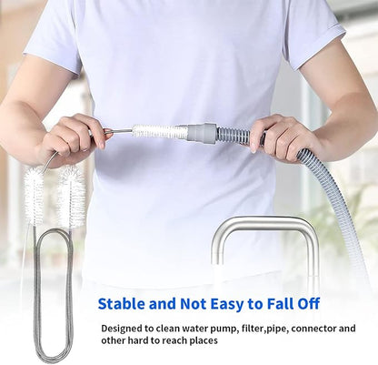 10 Pcs Flexible Drain Brush Straw Cleaner Brush Set, Pipe Cleaners Brush - Image 3
