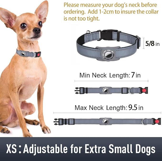 Airtag Dog Collar with AirTag Holder - Image 6