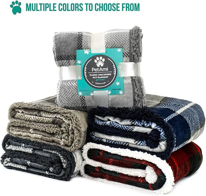 PetAmi Dog Blanket for Bed, XL Pet Blanket Large Dogs, Fleece Furniture Couch - Image 7