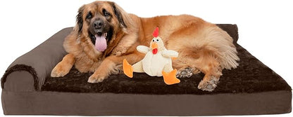 FurHaven Orthopedic Dog Bed & goDog Toy by FurHaven