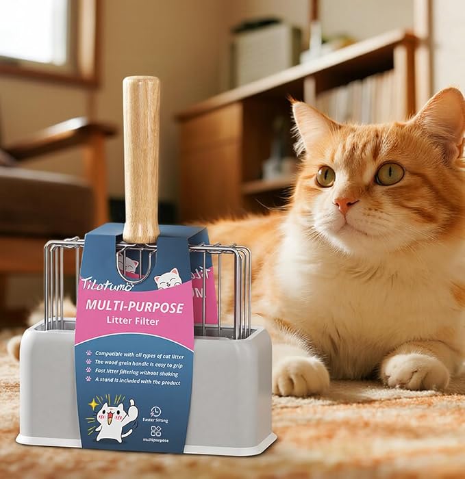 Cat Litter Scoo Easy Use Metal Litter Scoop - Image 6