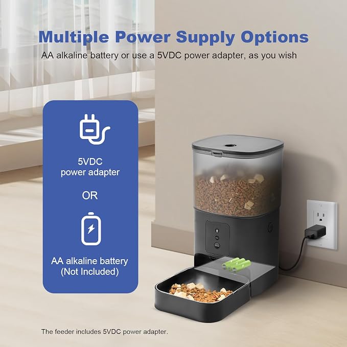 2.4G Automatic Cat Feeder, Cat Food Dispenser - Image 9
