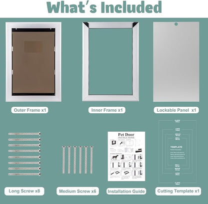 Dog Door Aluminum Pet Door - Image 7