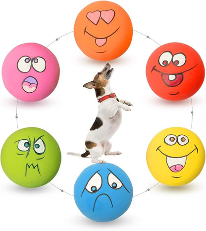 Latex Dog Squeaky Toys Rubber Soft Dog Toys Chewing Squeaky Toy Fetch Play by HOLYSTEEDDogFunMaker