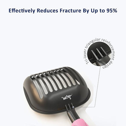 WePet Cat Litter Scoop, Non-Stick Plated Aluminum Alloy Sifter, Kitty Durable - Image 5