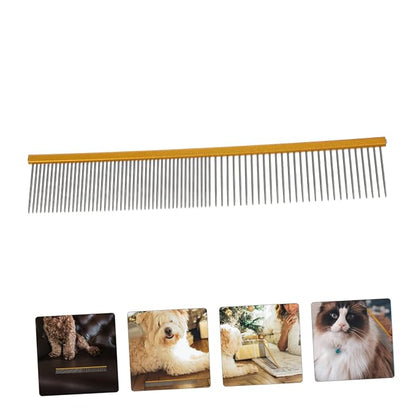POPETPOP Ergonomic Pet Comb for Dogs Cats Grooming Tool Portable Wear-resistant - Image 7