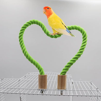 2 Pack Bird Hemp Rope Perch Swing, Bird Cage Stand Pole Accessories, Paw - Image 5