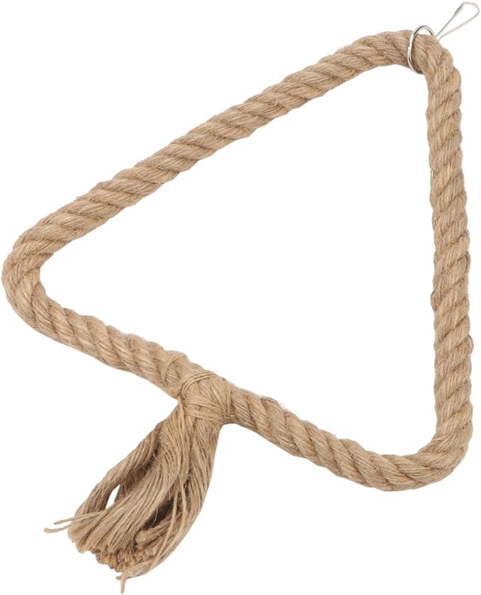 Bird Rope Swing Toy Parrot Climbing Perch Stand - Image 6