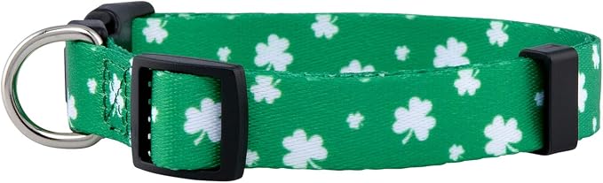 Native Pup St Patricks Dog Collar- Saint Patrick Green Shamrock Pet Collars- - Image 2