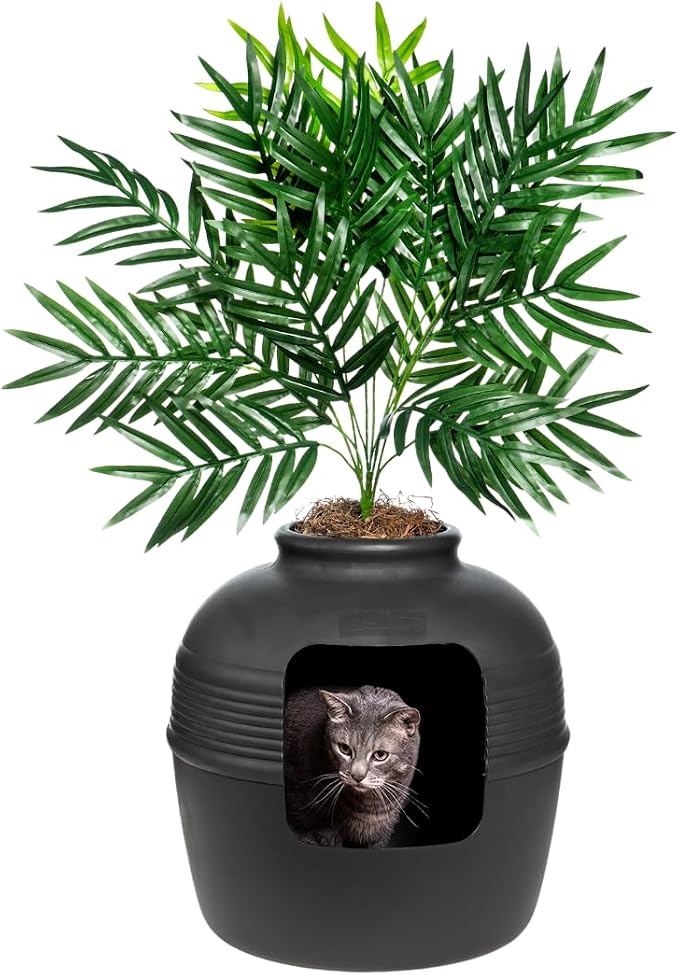 Good Pet Stuff Hidden Litter Box Planter, Decorative Cat Litter Enclosure by TheGoodPetStuffCompany
