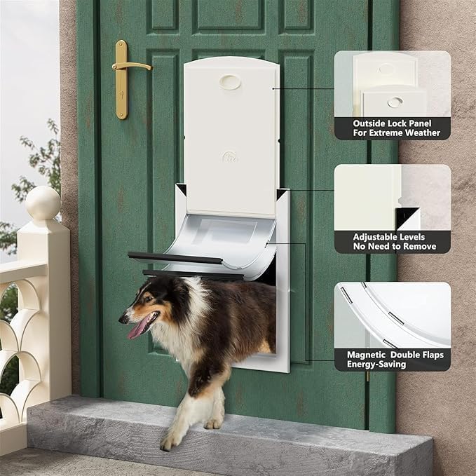 Rescumascer Aluminum XL Dog Door - Image 2