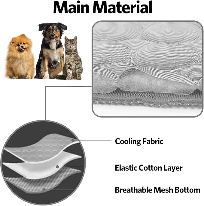 Dog Cooling Mat Pet Cooling Pads Dogs & Cats Pet Cooling Blanket - Image 5