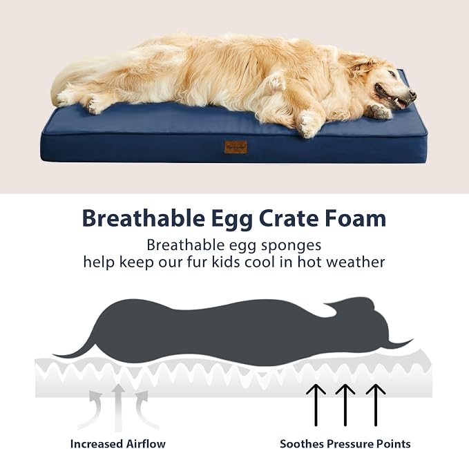BFPETHOME Outdoor Dog Bed for Large Dogs, Waterproof, Orthopedic - Image 5