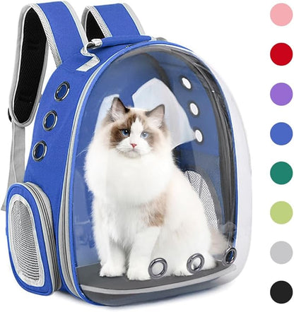 Pet Backpack Carrier, Bubble Backpack Cat Carrier, Pets and Small Dogs by Unknown