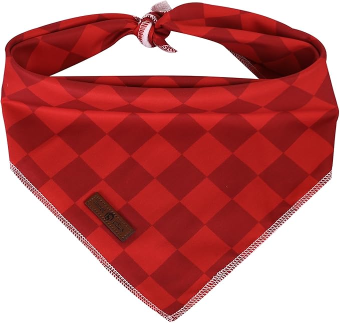 Lionet Paws Christmas Dog Bandana Washable Cotton Handkerchief Scarf Triangle by lionetpaws