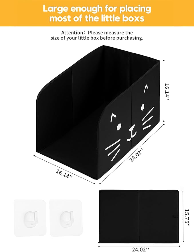 Waterproof Cat Litter Box Enclosure Splash Guard - Image 3