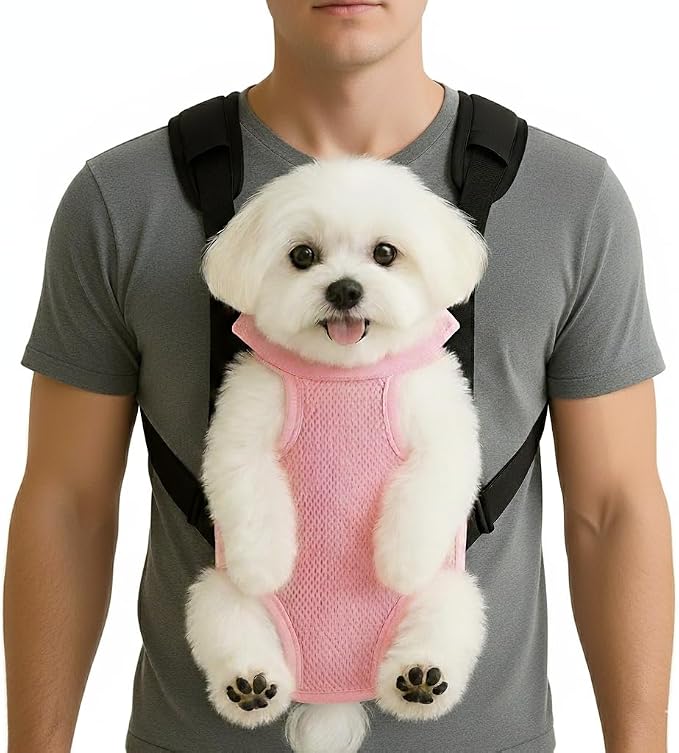 Inspack Dog Backpack Carrier/Cat Carrier, Adjustable Pet Front Carriers Travel by Inspack