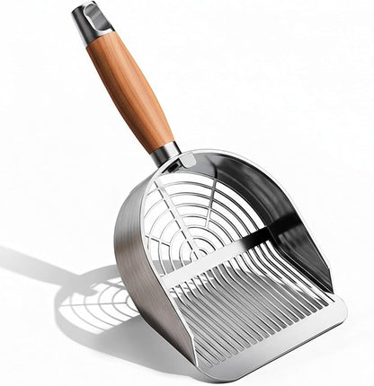 DHXYZZB Cat Litter Scoop 304 Stainless Steel Litter Shovel, Heavy Duty Litter by DHXYZZBBetterlivingwithpet