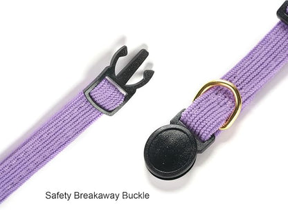 2 Pack Soft Corduroy Cat Collars - Image 5