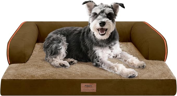 Small Dog Bed Waterproof Orthopedic Dog Beds by Mekiy
