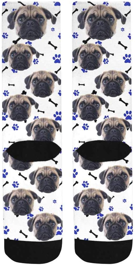 Custom Face Socks, Personalized Dog Lover Pet Photo Picture on Socks Unisex - Image 4