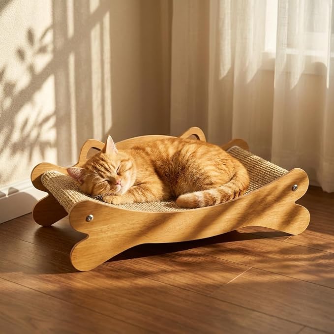 Cat Scratcher Bed for Indoor Cats Hammock for Scratch Pad Cat Scratching Post - Image 4