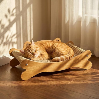 Cat Scratcher Bed for Indoor Cats Hammock for Scratch Pad Cat Scratching Post - Image 4