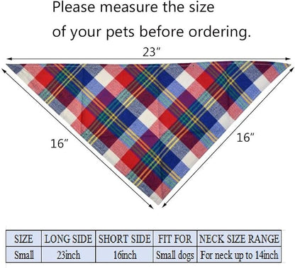 15pcs Dog Bandanas, Dog Scarf Kerchief Bibs Washable Girl Boy Dogs Bandanas Set - Image 3