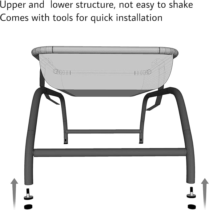 Cat Bed Cat Hammock Dog Bed Pet Square Hammock Bed Free-Standing Kitty Sleeping - Image 3