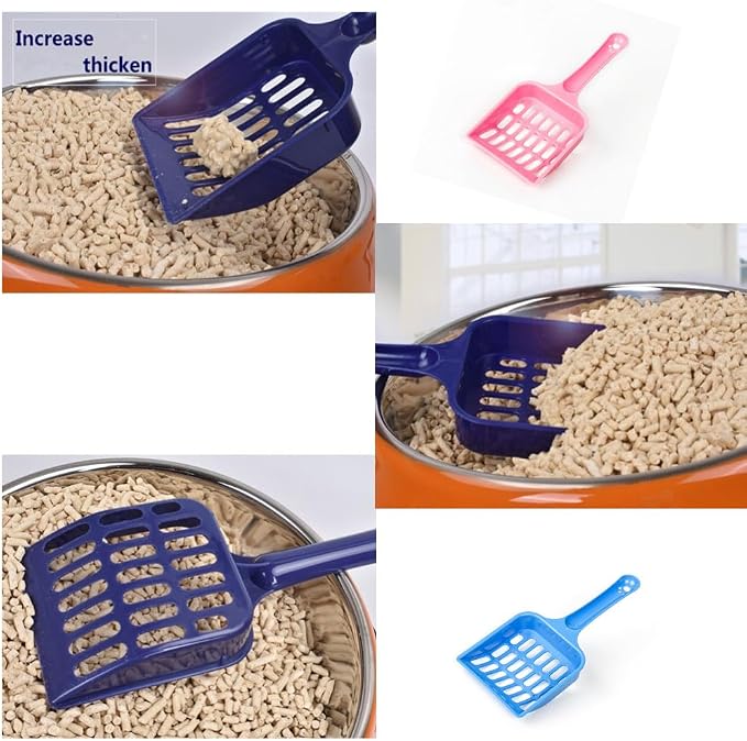 Plastic Cat Litter Scoop Long Handle Cat Litter Scoop Pet Sand Cleaning Scoop - Image 4
