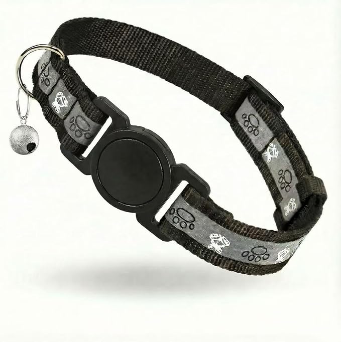 Cat Collar Breakaway, Reflective Kitten Collar by ODOKELE