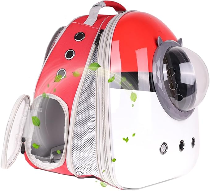 Front Expandable Cat Backpack Carrier Large Cat Backpack Fits Up to 20 lbs by LightUpYourPetsLife
