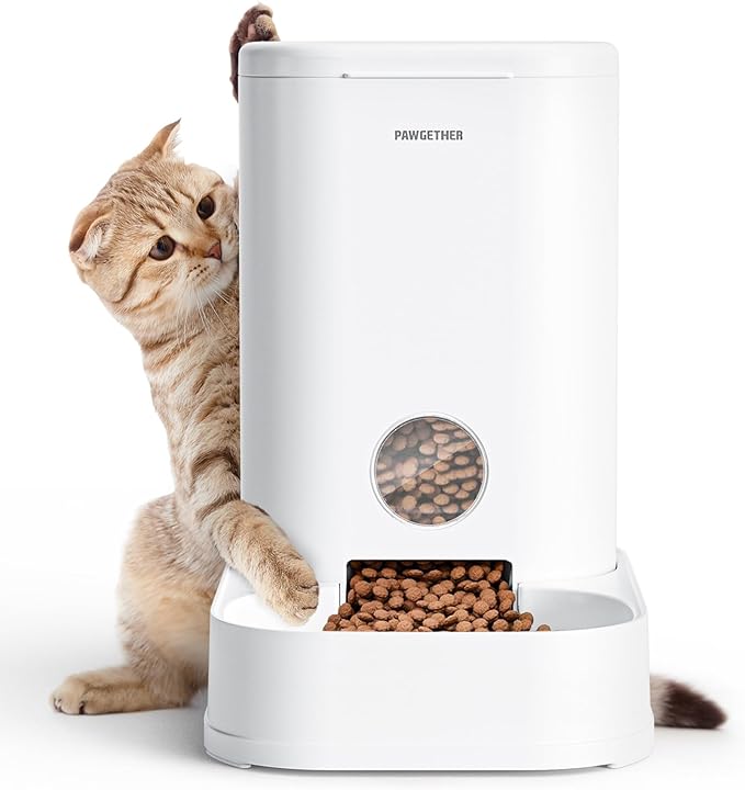 PAWGETHER® Gravity Cat Feeder, Self-Dispensing Dog Food Dispenser, Pet Food by PAWGETHER