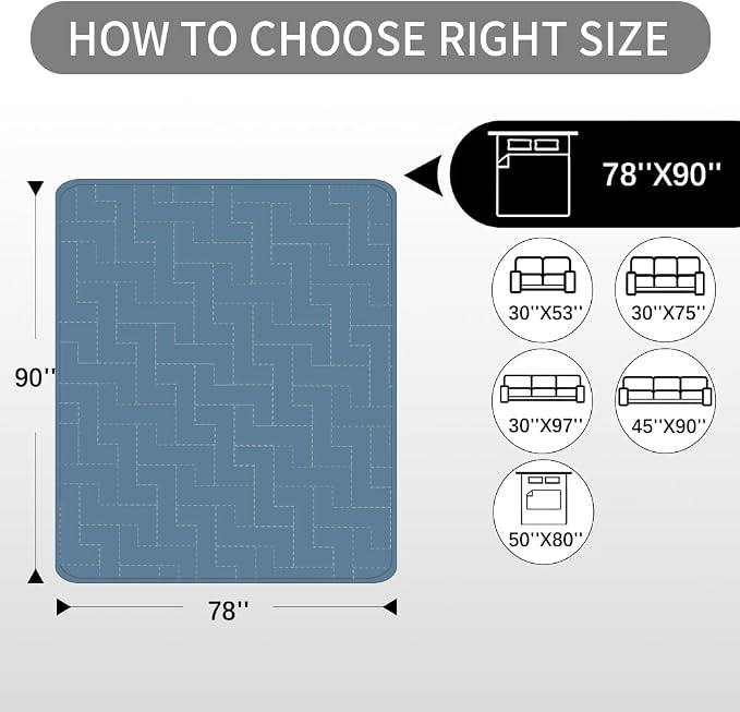 fuguitex Waterproof Dog Bed Cover Couch Cover - Image 7
