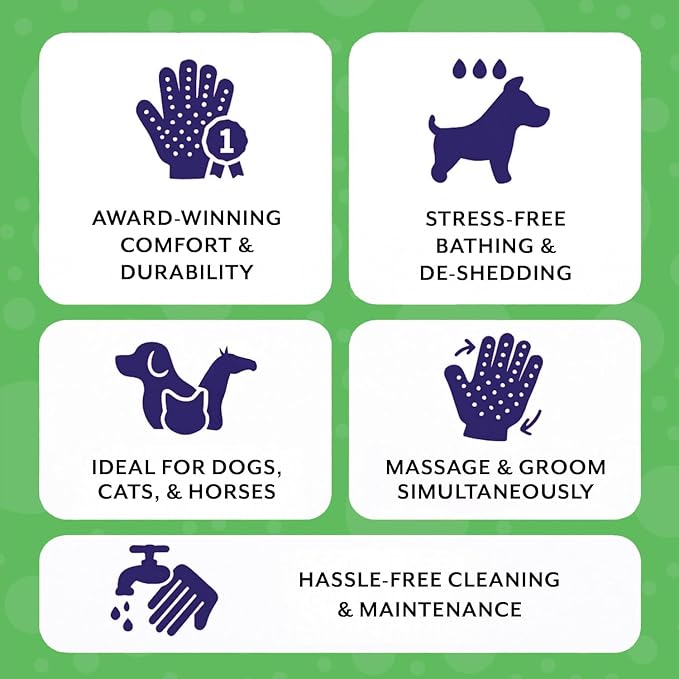 HandsOn Pet Grooming Gloves - Image 7
