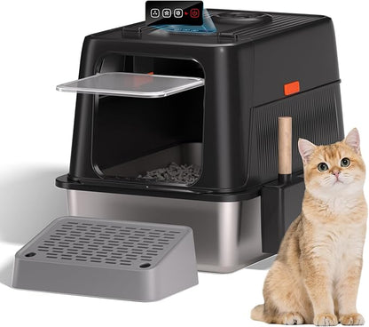 Breeze Litter Box System Stainless Steel Litter Box by Unknown