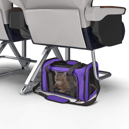 Henkelion Pet Carrier for Small Medium Cats Dogs Puppies up to 15 Lbs, Airline - Image 4