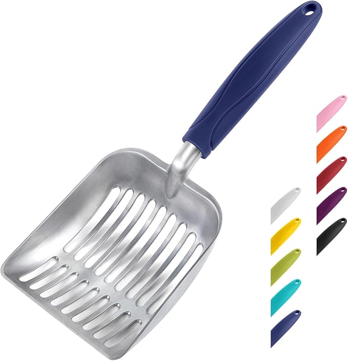 WePet Cat Litter Scoop, Aluminum Alloy Sifter, Kitty Metal Scooper, Deep Shovel by WePet