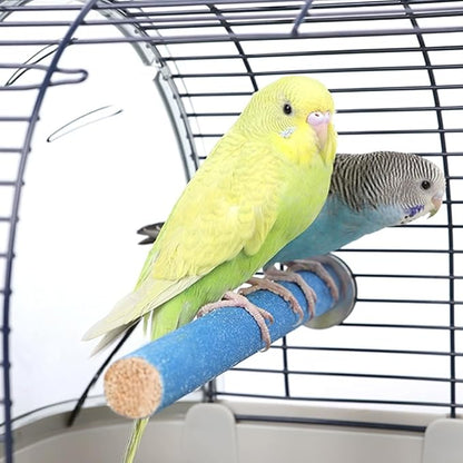 Hamiledyi 4 PCS Parrot Perch Stand Toy 7.9x0.8inch Bird Cage Perch Natural Paw - Image 4
