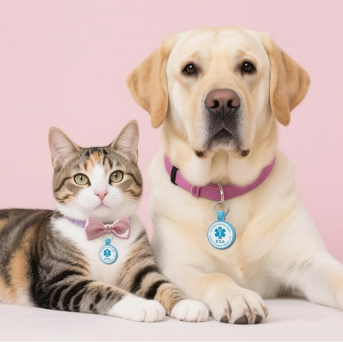 ESA Dog Tag, QR Code Dog Tag, Modifiable Free Pet Online Profile, Scannable QR - Image 7