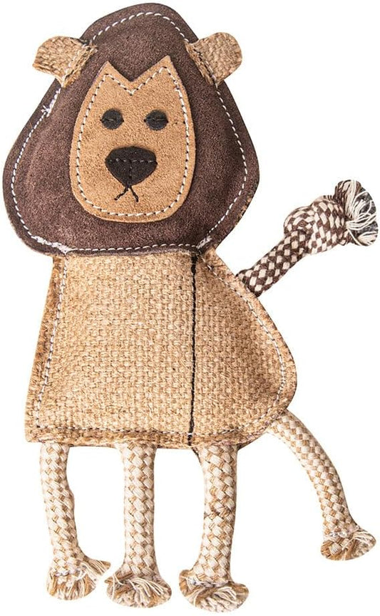 Natural Jute Dog Chew Toy – Lion Shape, Tough & Durable Puppy Teething Toy by PAWPOURRI
