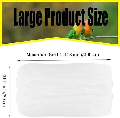 Bird Cage Seed Catcher Large Bird Cage Cover 118 * 31 inches Adjustable Net - Image 2